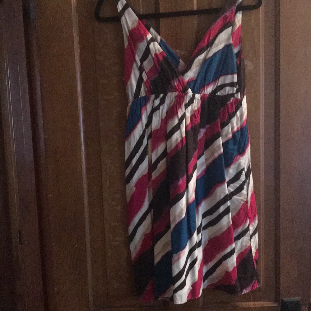 Patterned sun dress size M